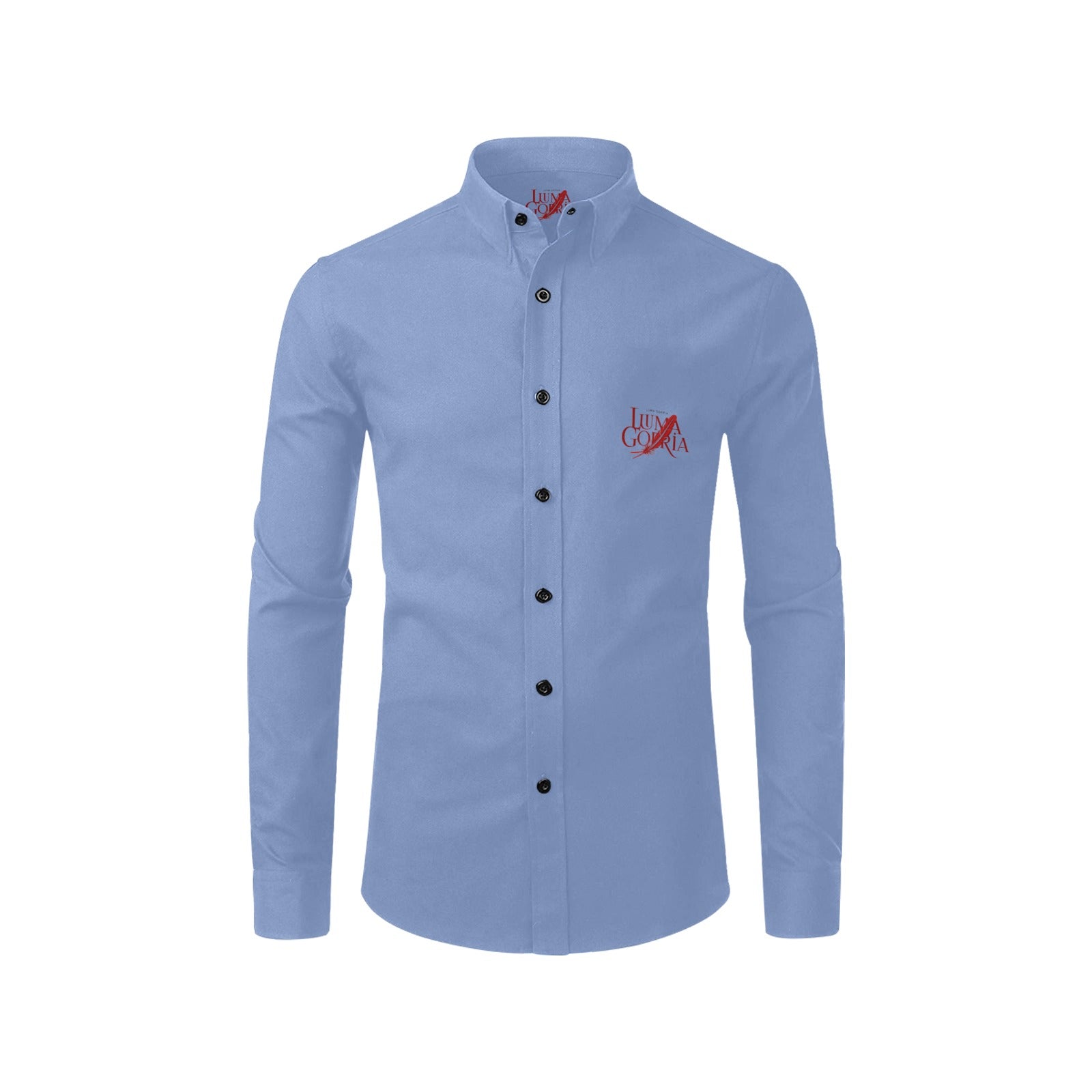 Chemise homme manches longues – Élégante, sans poche, 100% polyester
