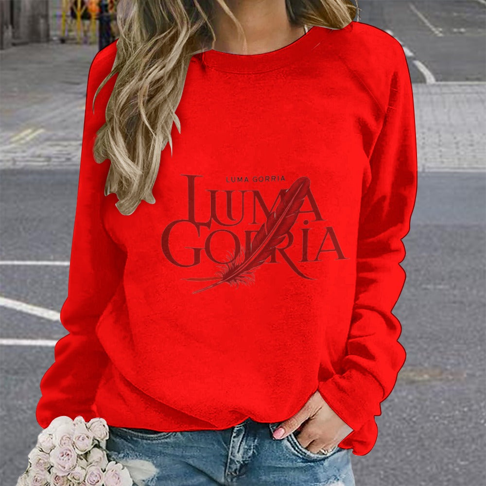 Pull col rond raglan – Doux, chaud et confortable au quotidien Luma Gorria vetement 32.00 Pull col rond Luma Gorria vêtement