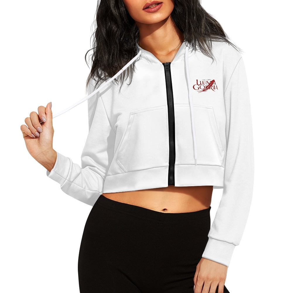 Sweat à capuche court femme – Zippé, tendance et confortable Luma Gorria vêtement 45.00 Sweat à capuche court femme Luma Gorria vêtement