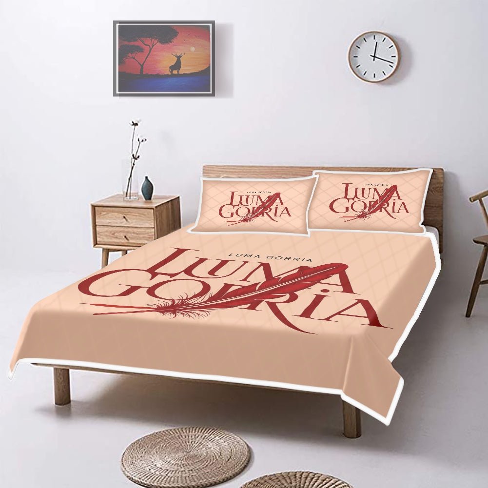 Air Conditioning Quilt Pillowcase Set - Luma Gorria vêtement