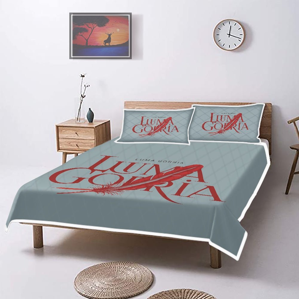 Air Conditioning Quilt Pillowcase Set - Luma Gorria vêtement