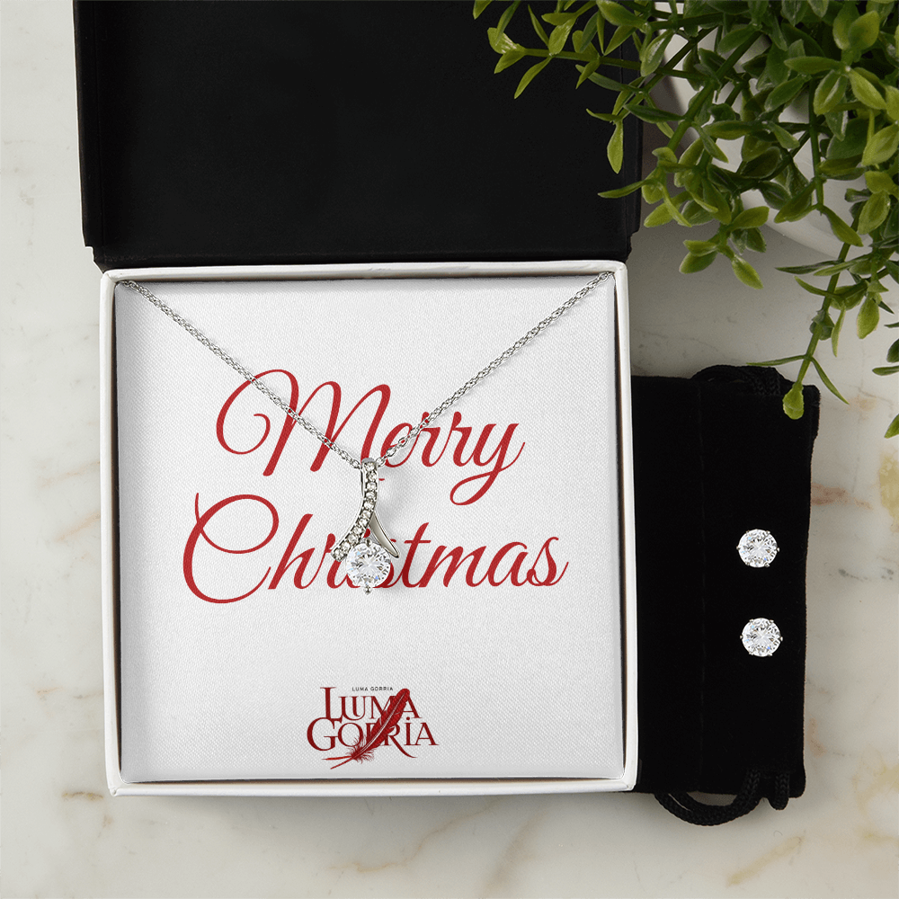 Ensemble collier et boucles d'oreilles « Beauté envoûtante »