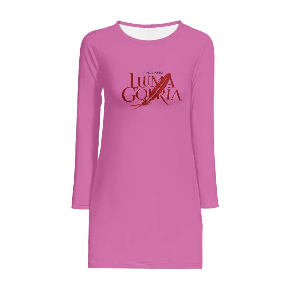Robe slim femme – Manches longues, extensible et élégante Luma Gorria vêtement  Robe slim femme Luma Gorria vêtement