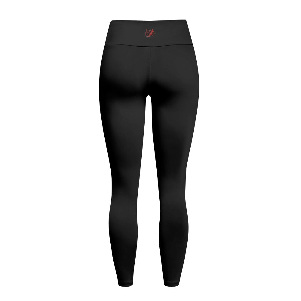 Legging femme – Tissu maillot de bain, respirant avec poches Luma Gorria vêtement  Legging femme avec poches Luma Gorria vêtement