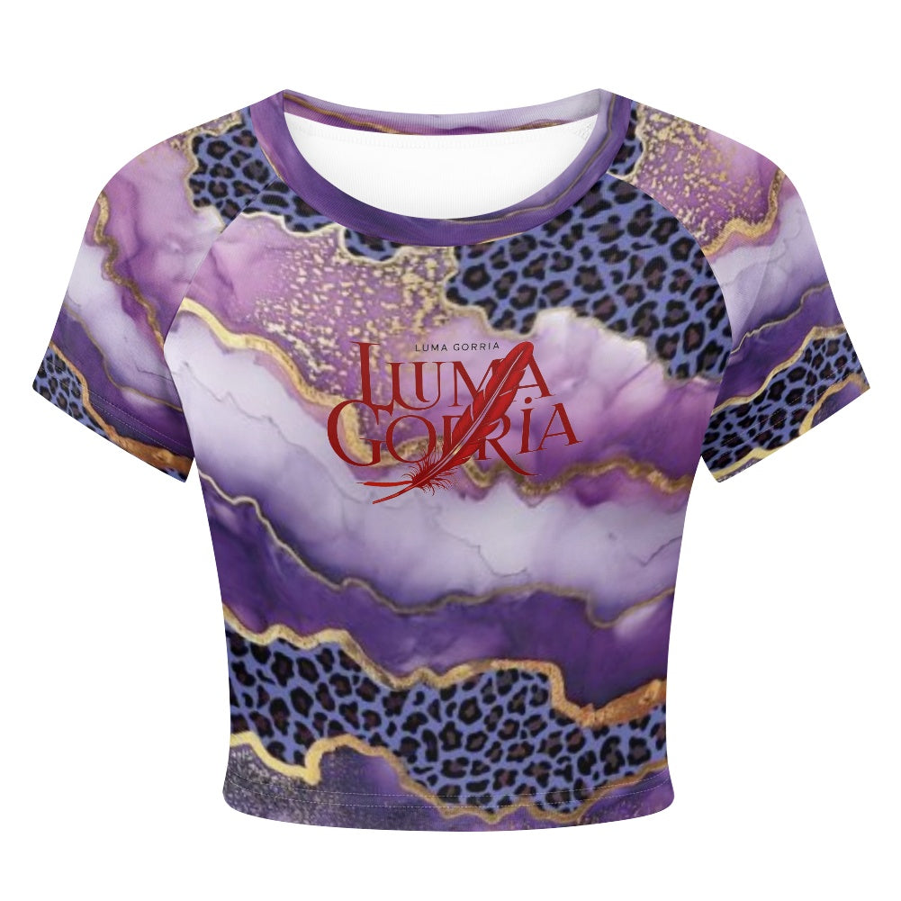 T-shirt court moulant femme – Extensible, doux et polyvalent Luma Gorria vêtement  T-shirt court moulant femme Luma Gorria vêtement