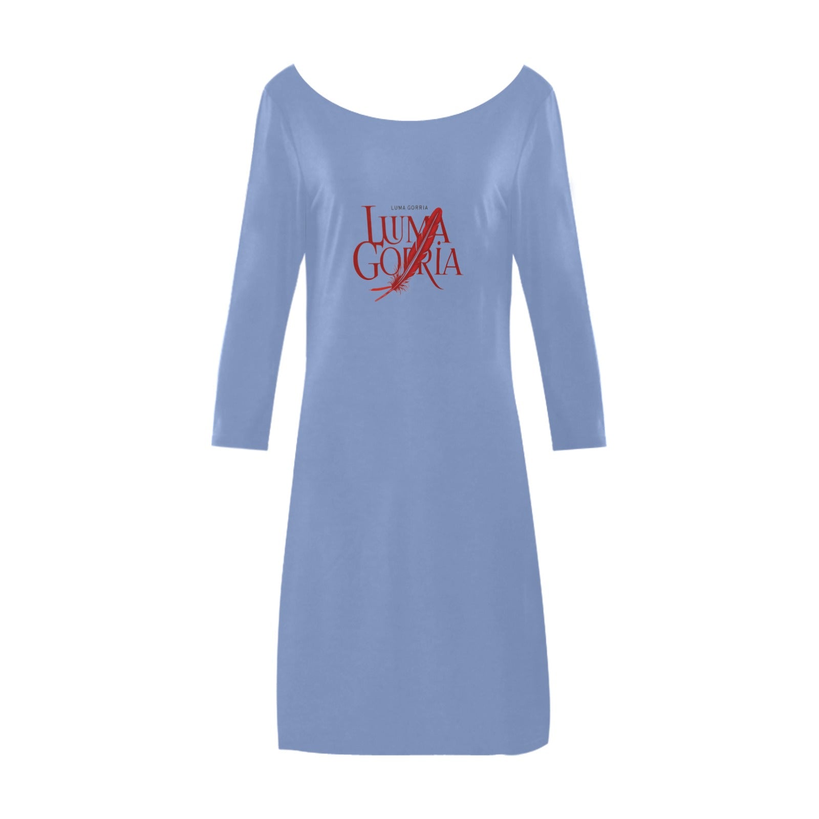 Robe trapèze femme – Col bateau, mi-longue, élégante et fluide