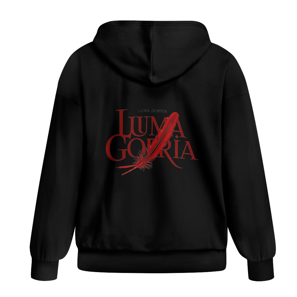 Sweat à capuche zippé femme – Ample, confortable et pratique Luma Gorria vêtement  hoodie Luma Gorria vêtement
