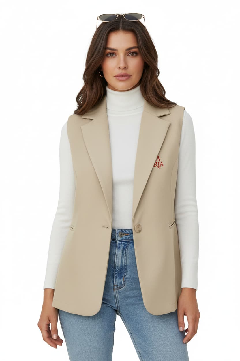Gilet de tailleur ample femme – Élégance moderne & confort