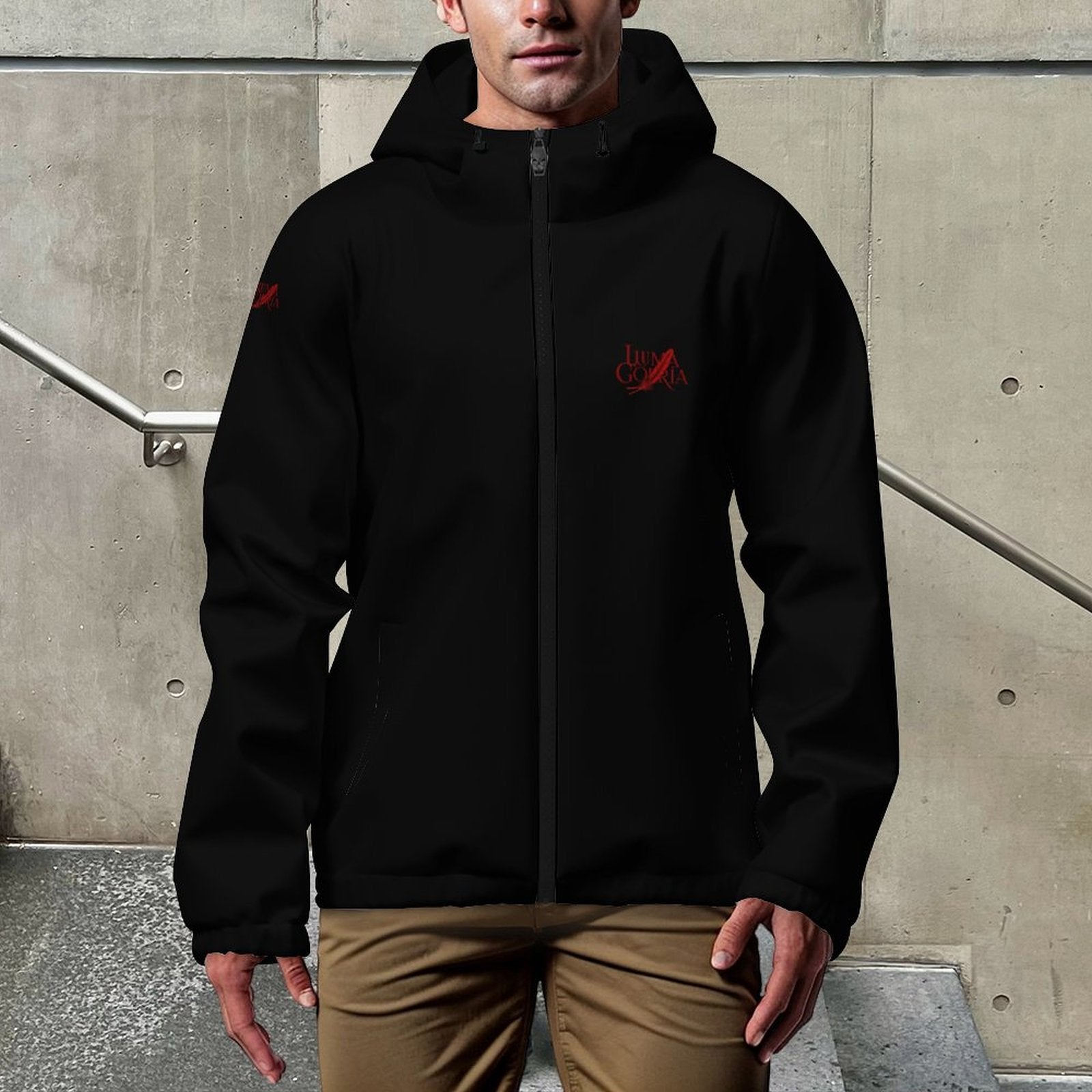 Veste coupe-vent à capuche homme légère et respirante