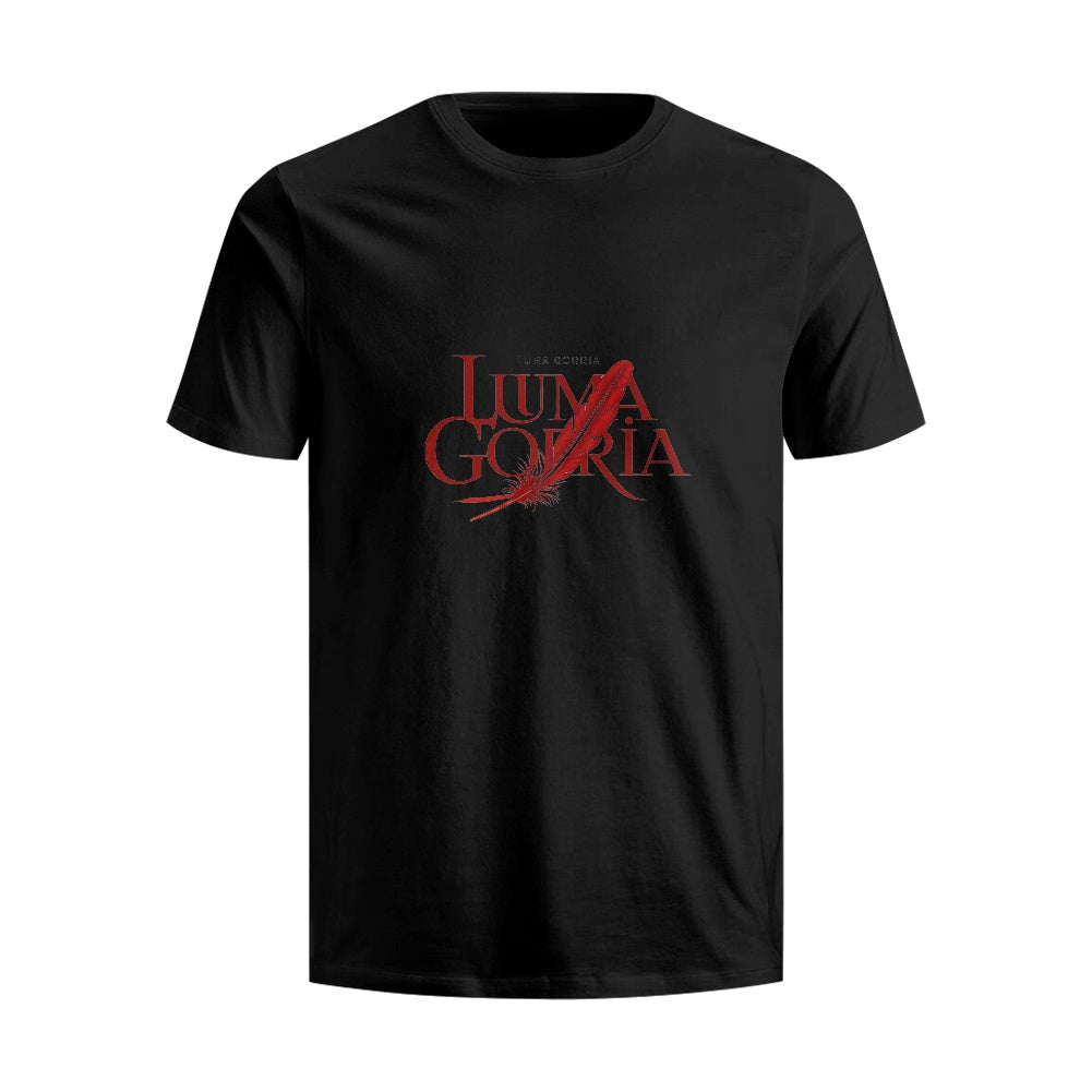 Pure cotton black T -shirt (custom of 2D front and back） Luma Gorria vêtement 19.98  Luma Gorria vêtement