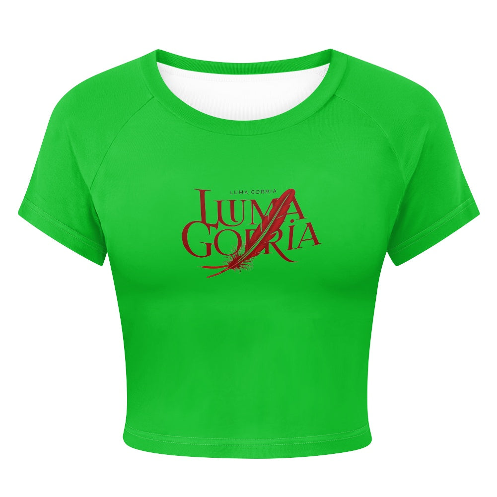 T-shirt court moulant femme – Extensible, doux et polyvalent Luma Gorria vêtement  T-shirt court moulant femme Luma Gorria vêtement