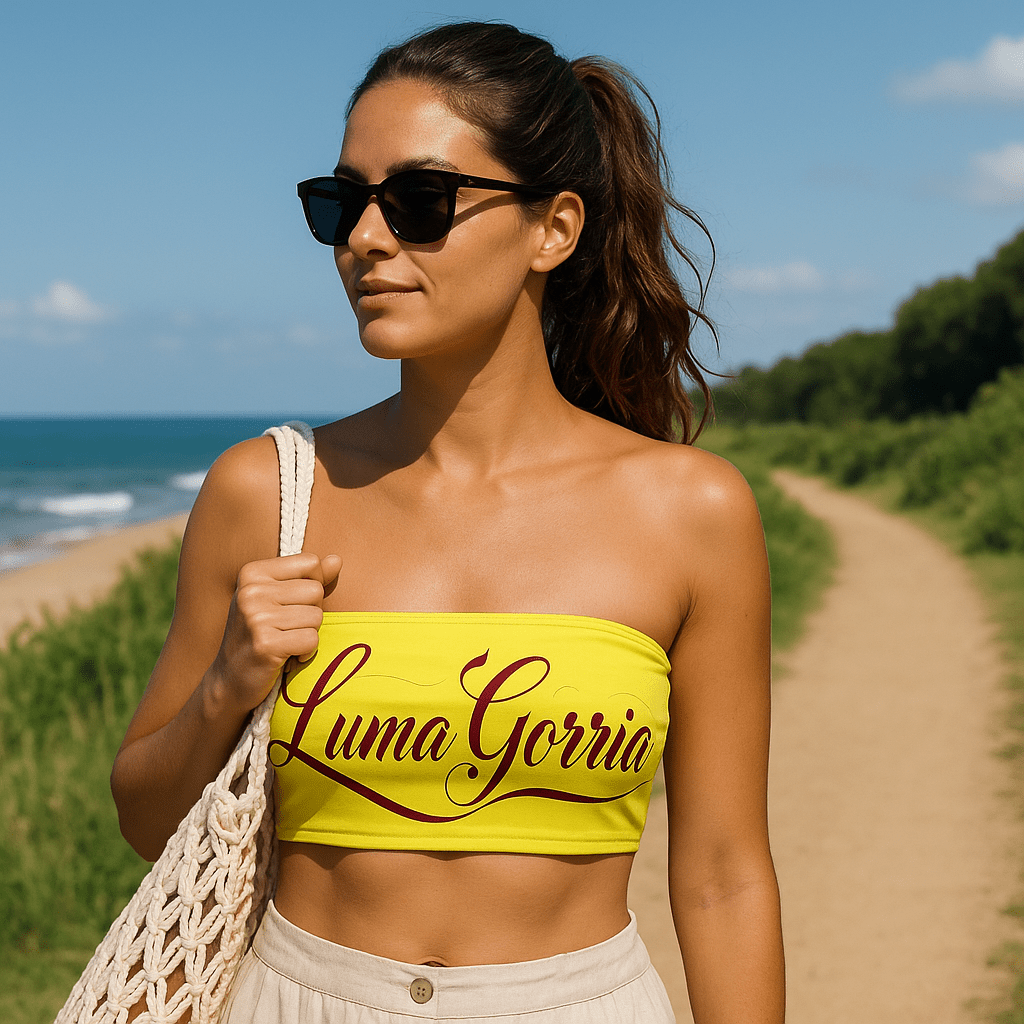 Bandeau Court Femme – Haut Sans Bretelles Extensible - Luma Gorria vêtement