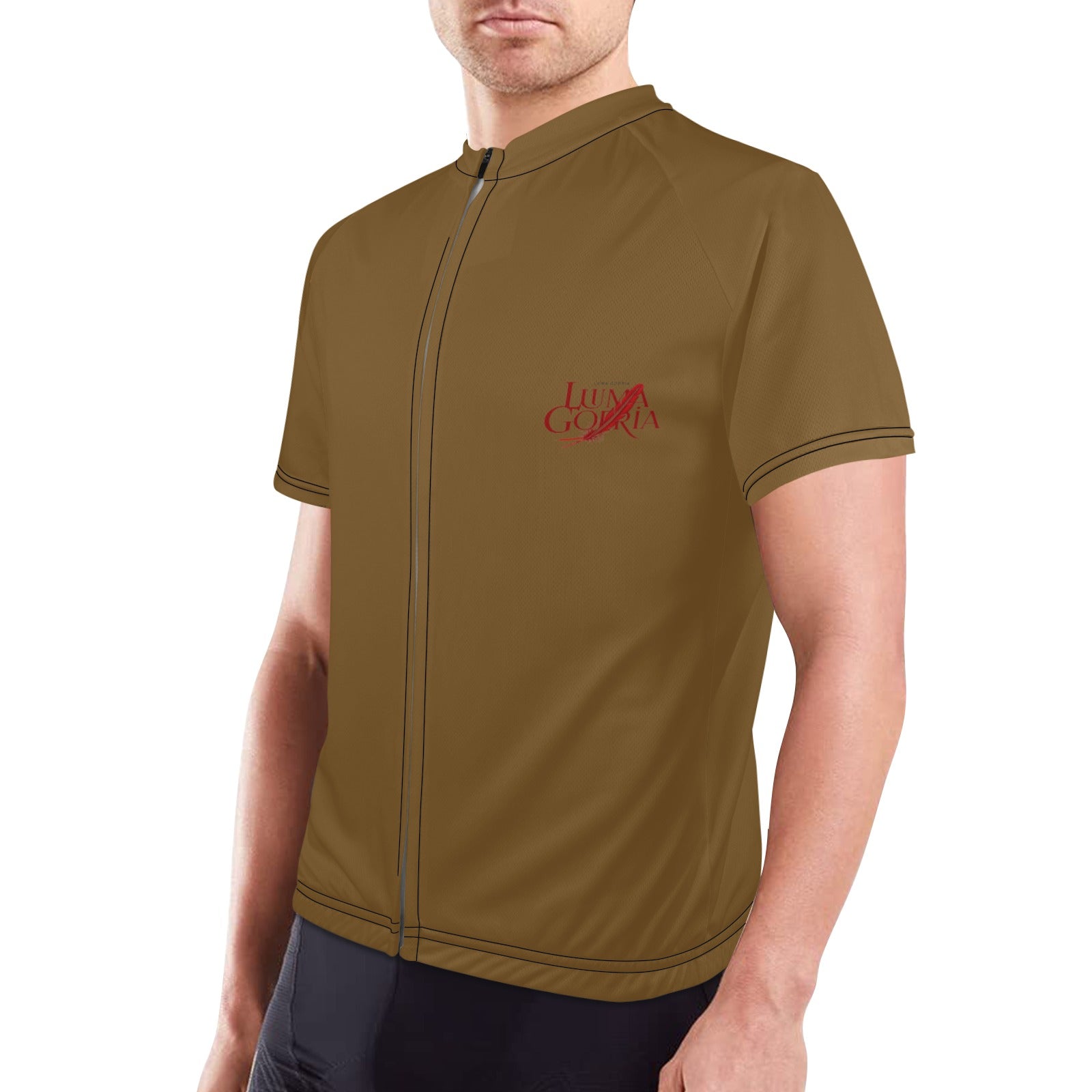 Maillot cyclisme homme – Respirant, poches arrière, bande réfléchissante