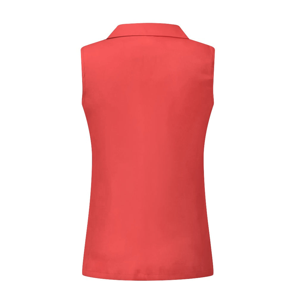 Gilet femme – Élégant, léger et confortable en polyester Luma Gorria vêtement  Gilet femme Luma Gorria vêtement