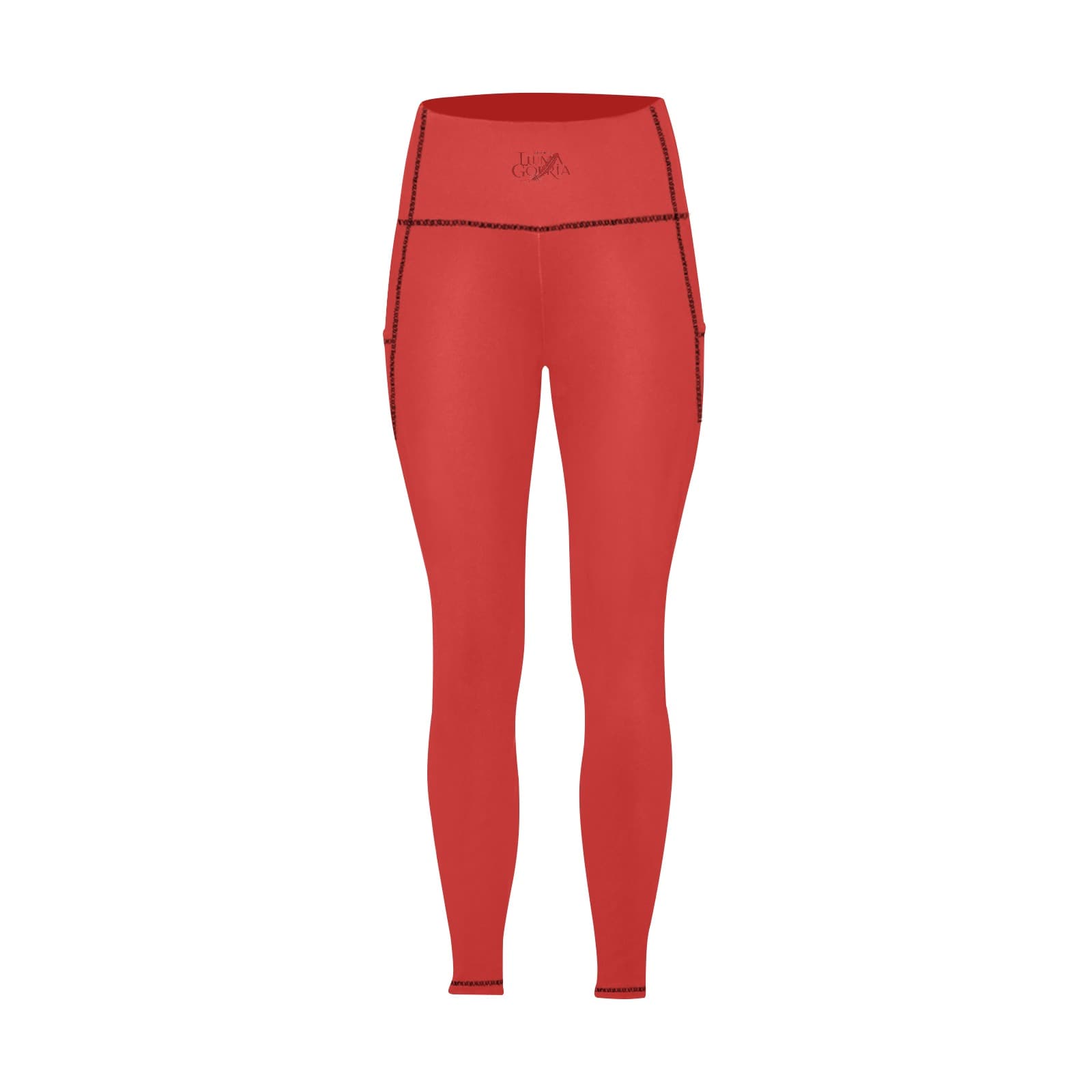 Legging femme taille haute avec poches.