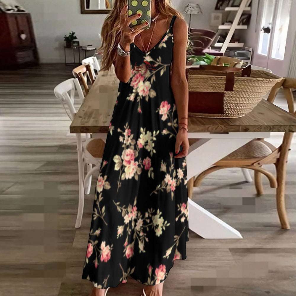 Robe Longue d'Été Élégante. "JULISSIA". Luma Gorria vêtement  robe longue été Luma Gorria vêtement