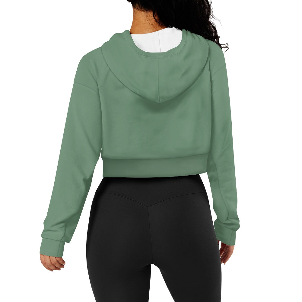 Sweat à capuche court femme – Zippé, tendance et confortable Luma Gorria vêtement  Sweat à capuche court femme Luma Gorria vêtement