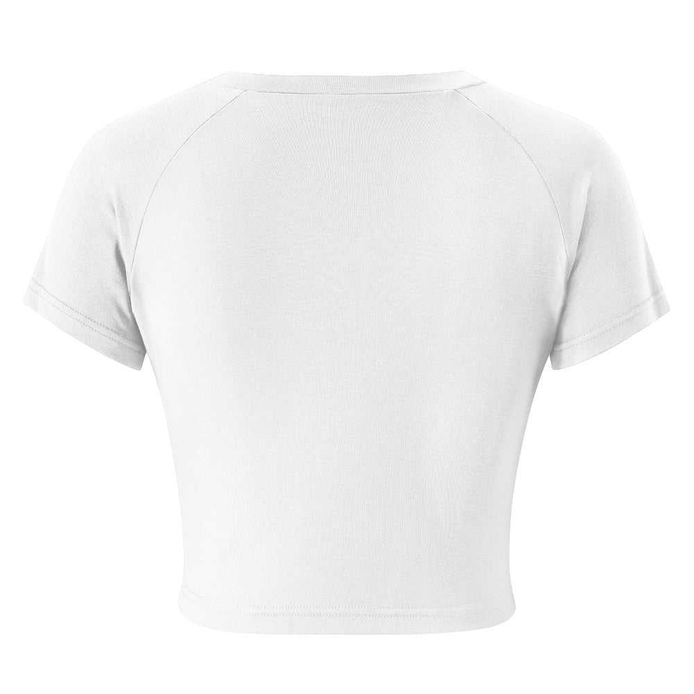 T-shirt court moulant femme – Extensible, doux et polyvalent Luma Gorria vêtement  T-shirt court moulant femme Luma Gorria vêtement
