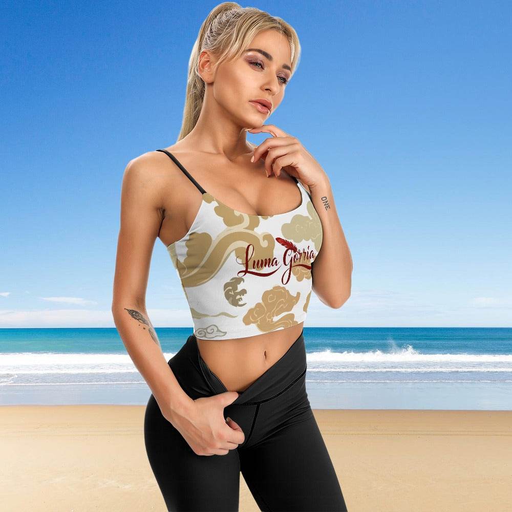 Crop Top à Fines Bretelles Femme - Luma Gorria vêtement