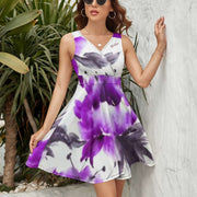 Robe sans manches col en V – Élégance, confort et féminité pour un look irrésistible Luma Gorria vêtement 39.00 Robe courte Luma Gorria vêtement