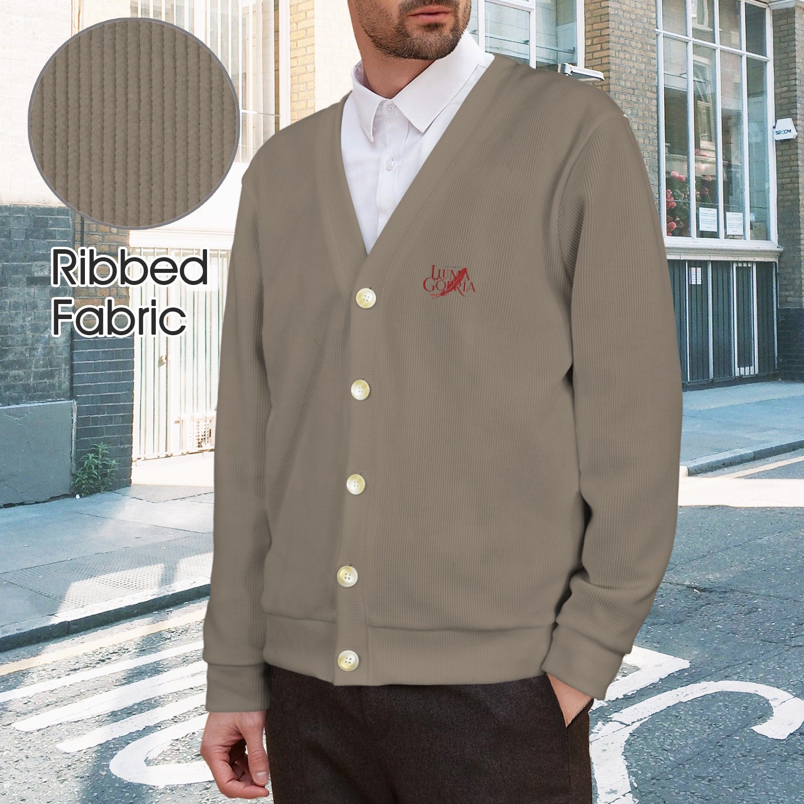 Cardigan homme – Col V, léger et élégant pour toutes occasions