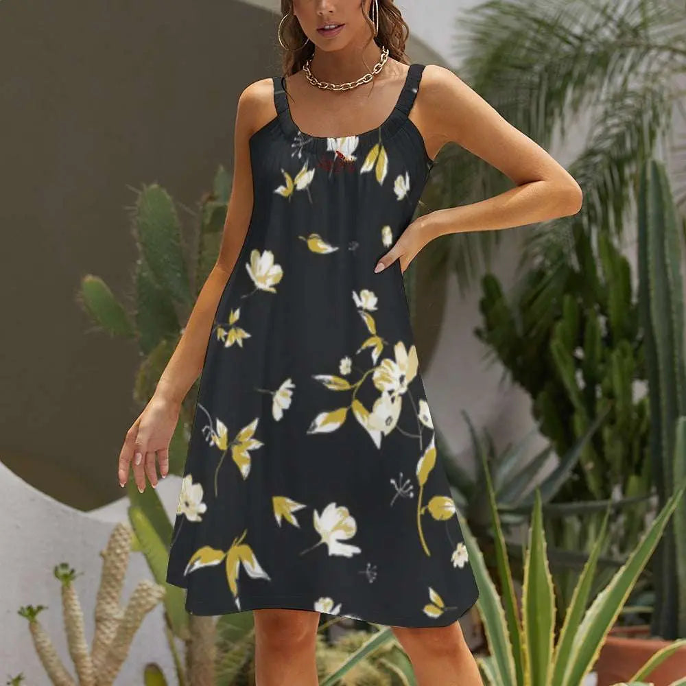 Robe de plage à bretelles – Légèreté, confort et élégance en polyester et élasthanne - Luma Gorria vêtement