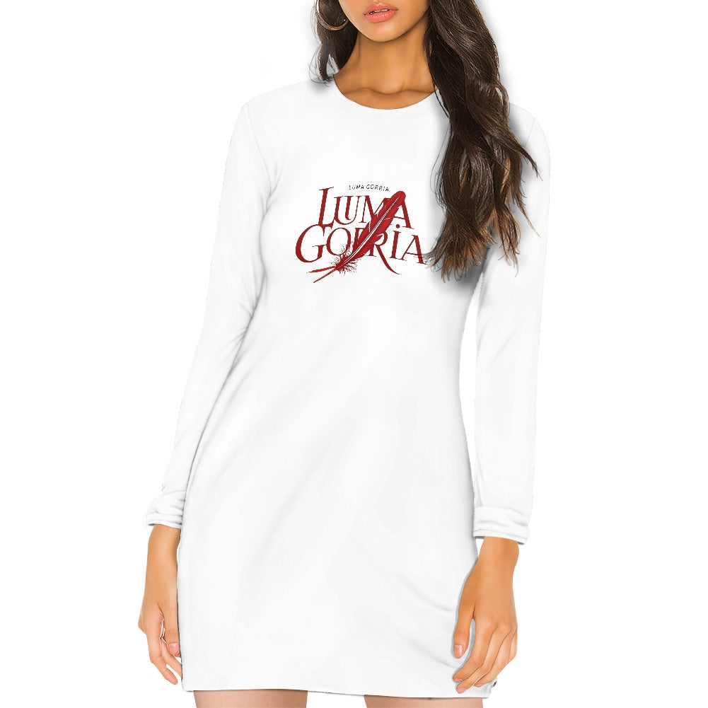 Robe slim femme – Manches longues, extensible et élégante Luma Gorria vêtement 36.00 Robe slim femme Luma Gorria vêtement