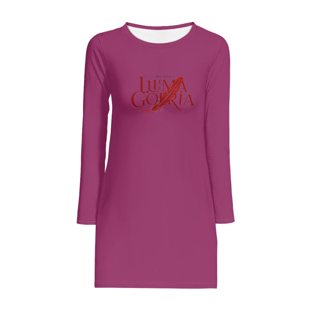 Robe slim femme – Manches longues, extensible et élégante Luma Gorria vêtement  Robe slim femme Luma Gorria vêtement