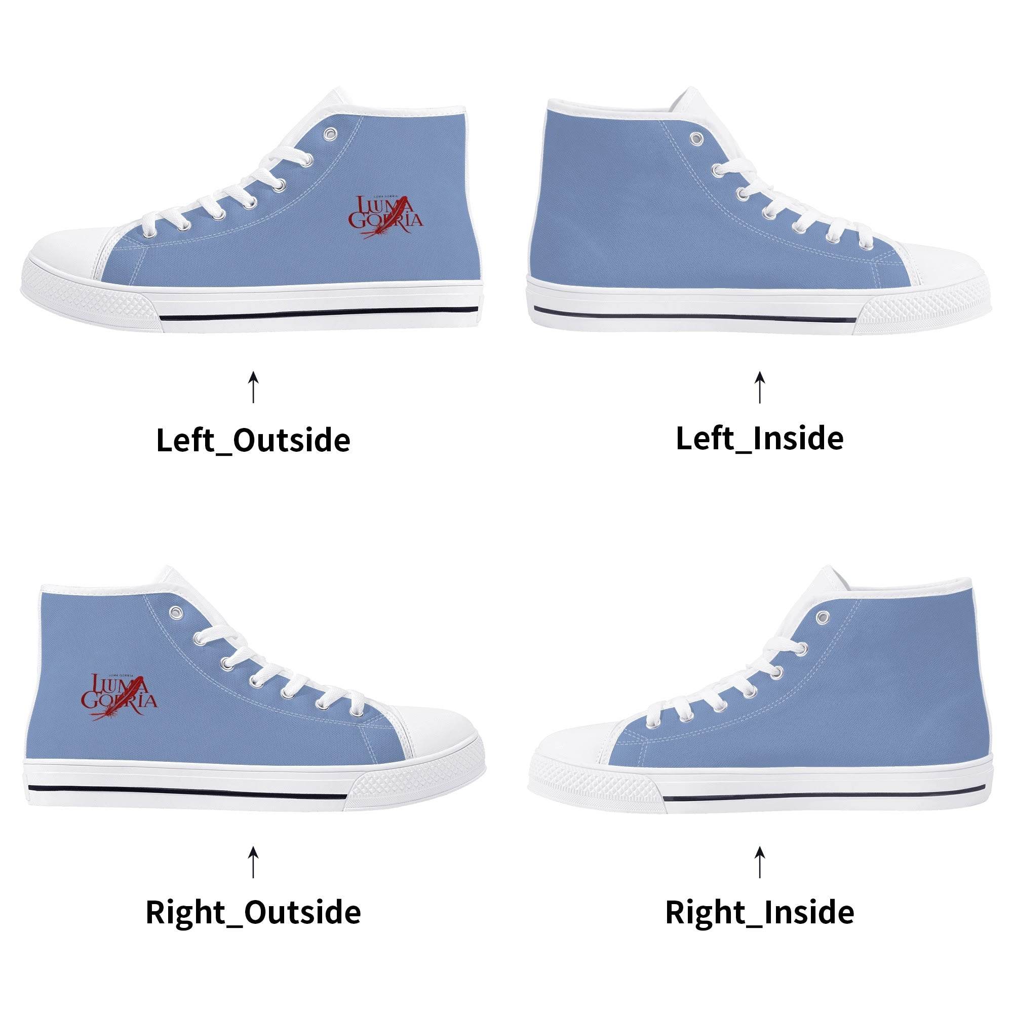 Chaussures Montantes en Toile – Confort et Style Casual. "BÉTINA". Luma Gorria vêtement  chaussure montante Luma Gorria vêtement