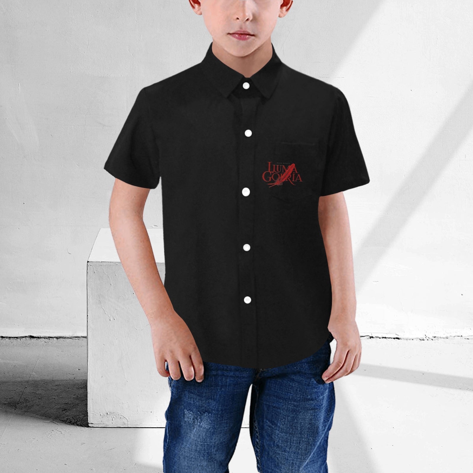 : Chemise Garçon Manche Courte – Légèreté et Élégance - Luma Gorria vêtement