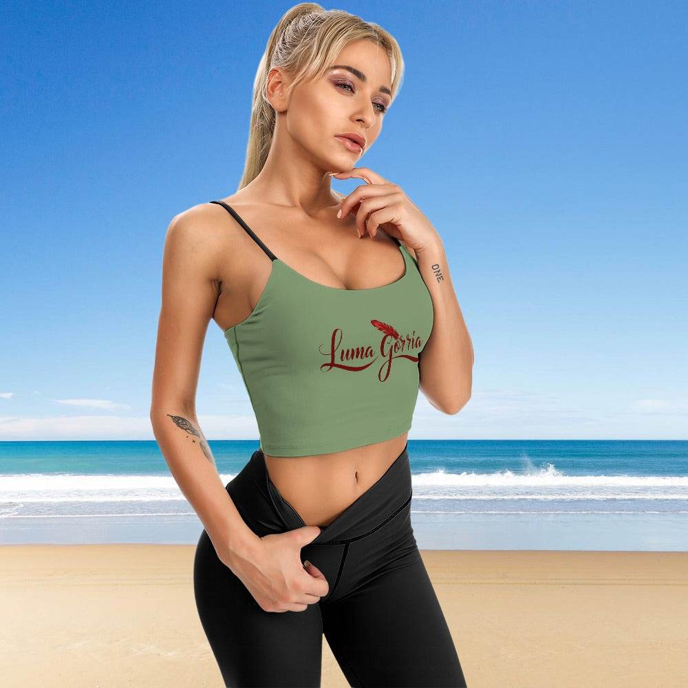 Crop Top Femme à Fines Bretelles - Luma Gorria vêtement
