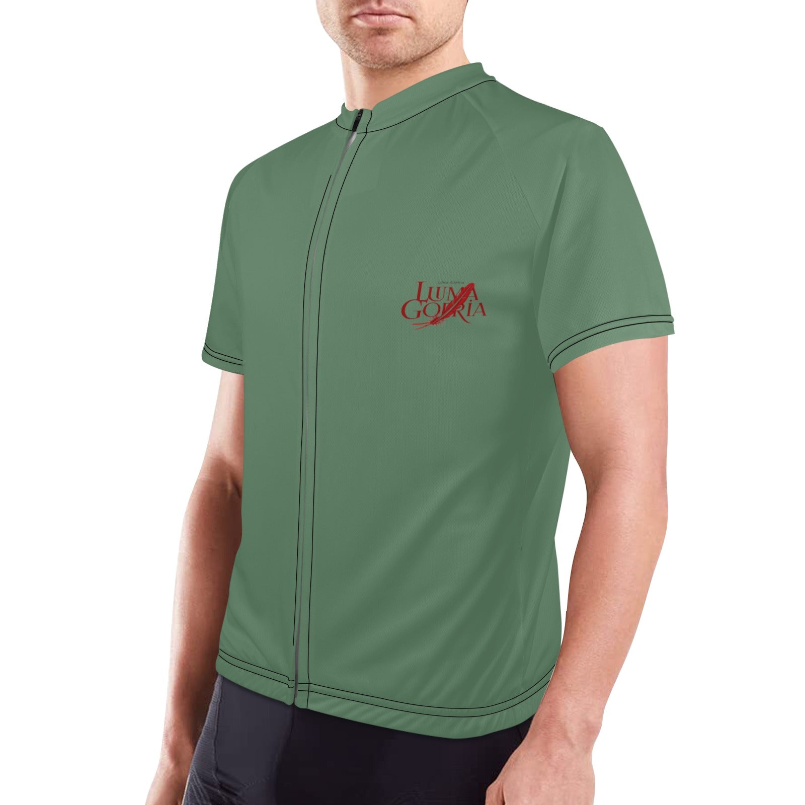 Maillot cyclisme homme – Respirant, poches arrière, bande réfléchissante