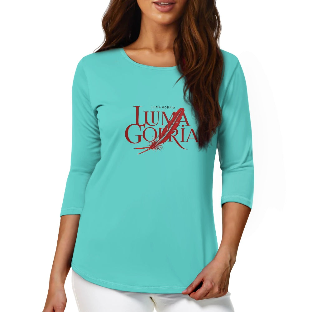 Haut femme manches 3/4 – Doux, élégant et pratique au quotidien Luma Gorria vêtement  Haut femme manches 3/4 Luma Gorria vêtement