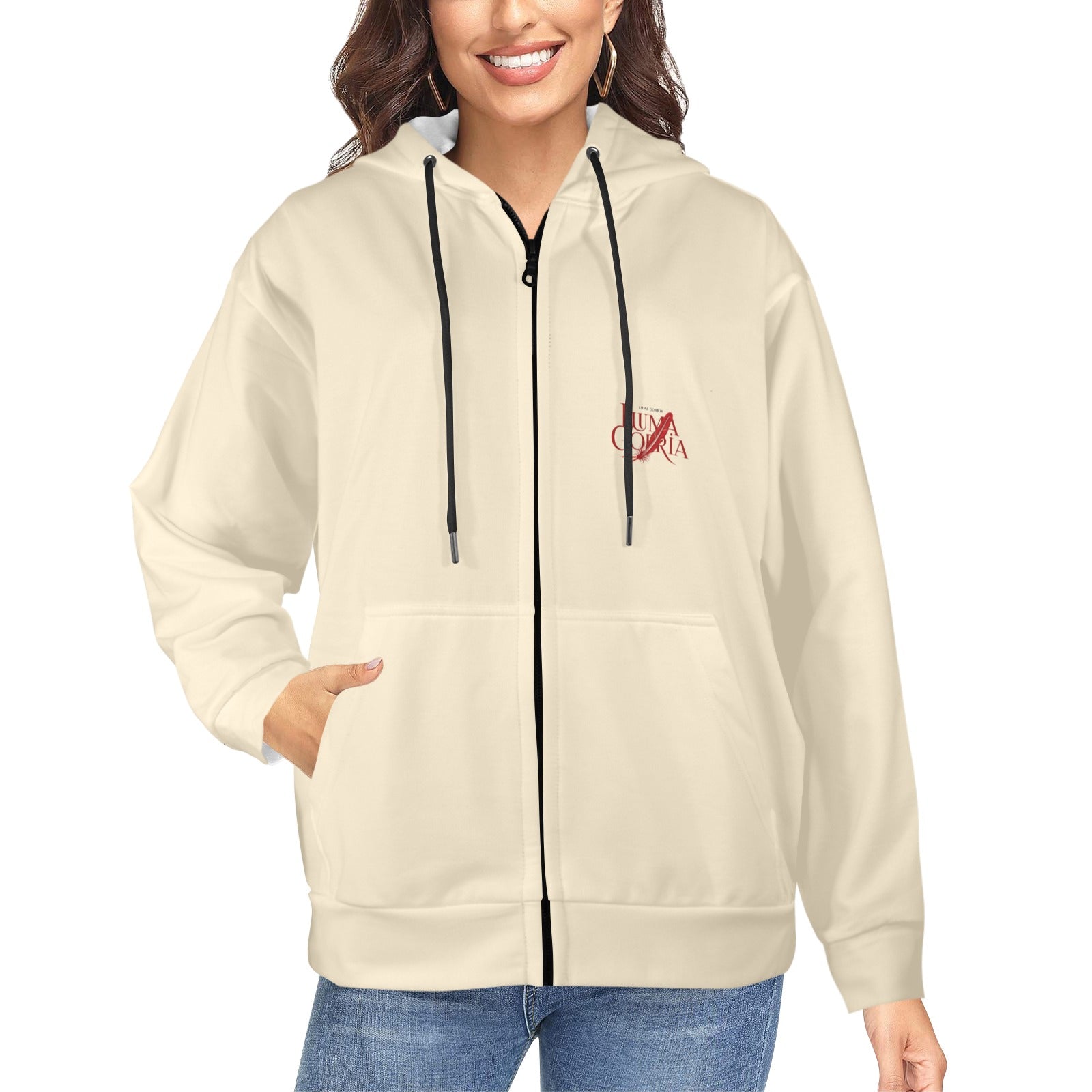 Sweat zippé femme – Capuche polaire chaud et confortable