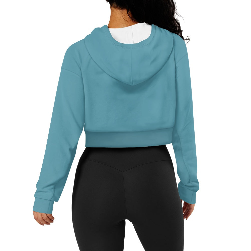 Sweat à capuche court femme – Zippé, tendance et confortable Luma Gorria vêtement  Sweat à capuche court femme Luma Gorria vêtement