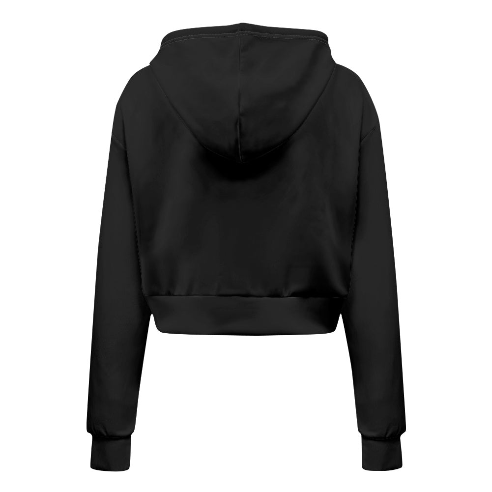 Sweat à capuche court femme – Zippé, tendance et confortable Luma Gorria vêtement  Sweat à capuche court femme Luma Gorria vêtement