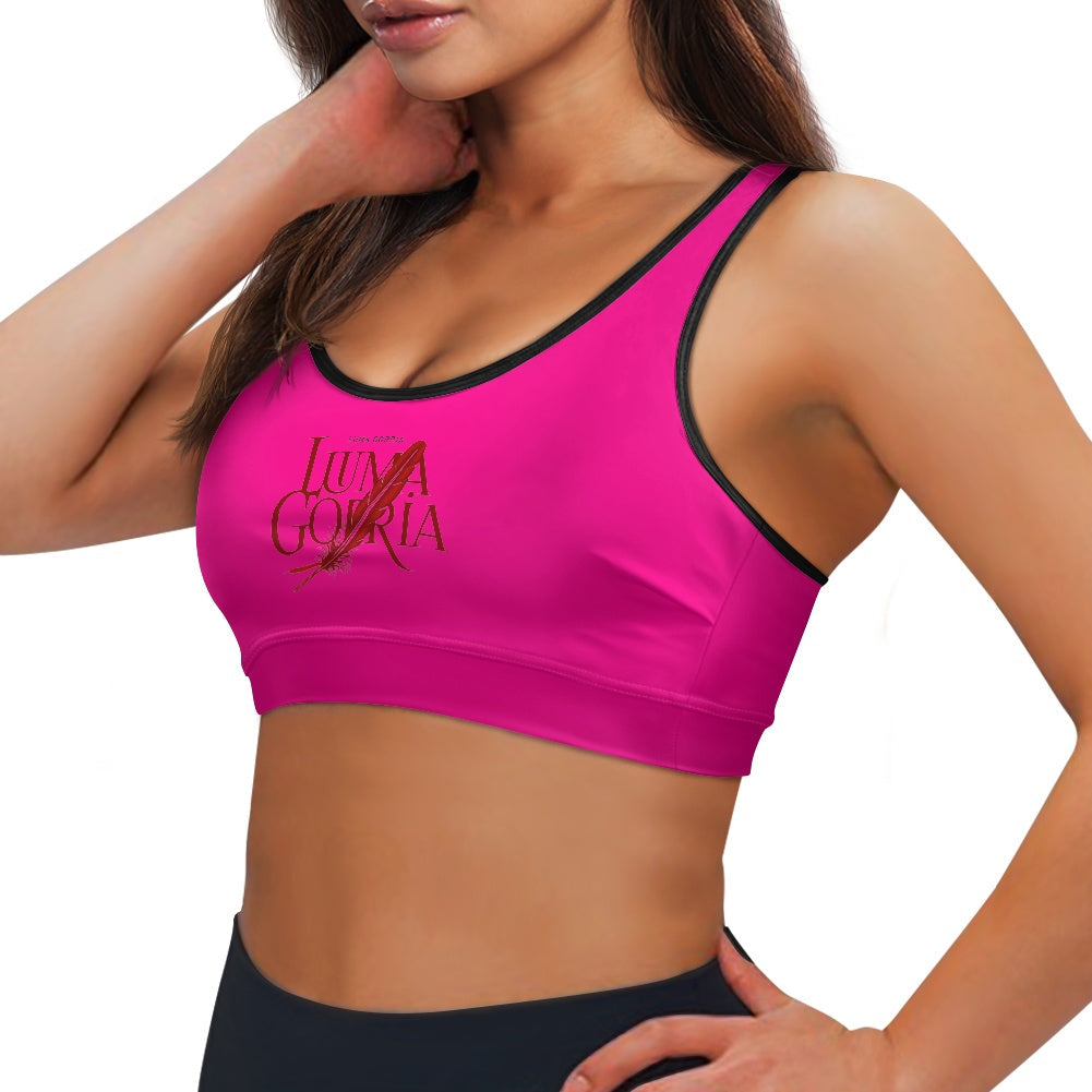 Brassière sport femme – Soutien, confort et poche arrière pratique Luma Gorria vêtement  Brassière sport femme Luma Gorria vêtement