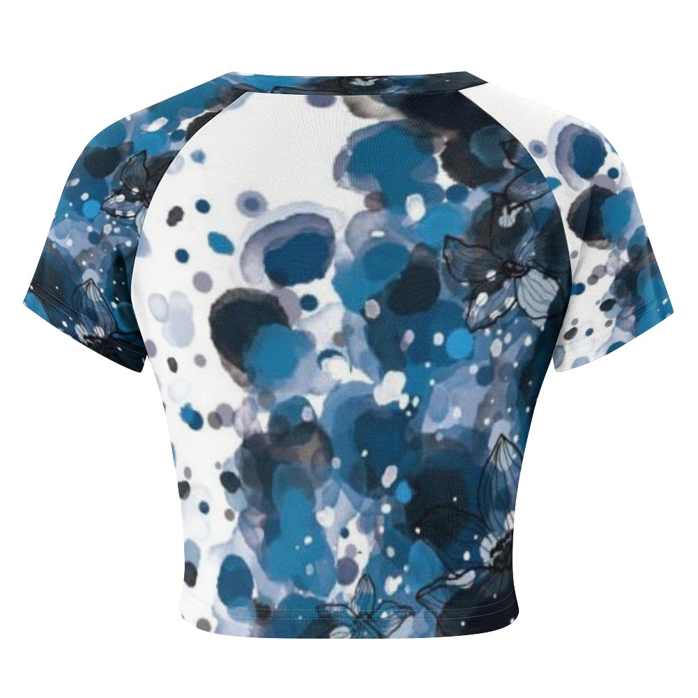 T-shirt court moulant femme – Extensible, doux et polyvalent Luma Gorria vêtement  T-shirt court moulant femme Luma Gorria vêtement
