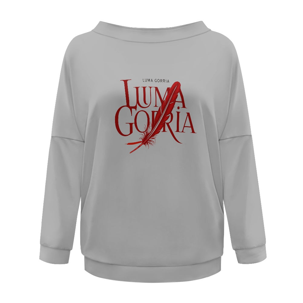 Pull femme – Style moderne à épaule dénudée, doux et extensible Luma Gorria vêtement  Pull femme Luma Gorria vêtement