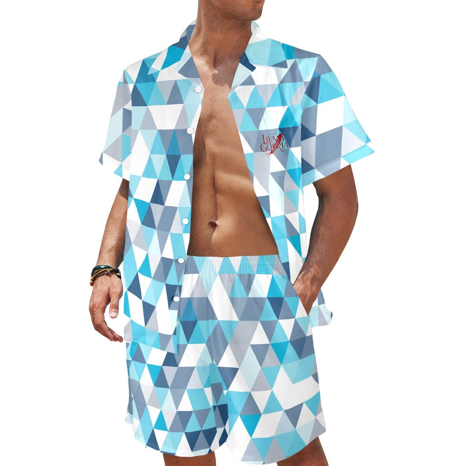 Ensemble chemise et short homme – Léger, extensible et séchage rapide Luma Gorria vêtement 58.00 ensemble homme Luma Gorria vêtement