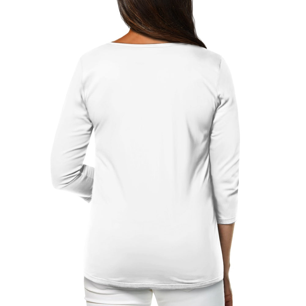 Haut femme manches 3/4 – Doux, élégant et pratique au quotidien Luma Gorria vêtement  Haut femme manches 3/4 Luma Gorria vêtement