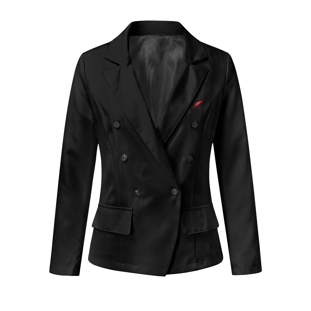 Blazer décontracté à deux poches pour femme – Élégance & style polyvalent