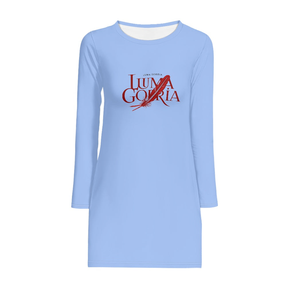Robe slim femme – Manches longues, extensible et élégante Luma Gorria vêtement  Robe slim femme Luma Gorria vêtement