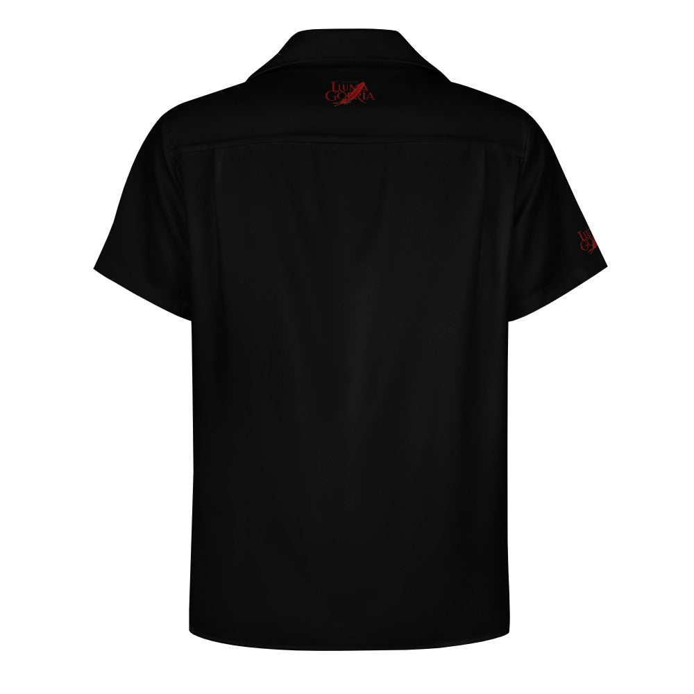 Cuban collar shirt Inkedjoy   Luma Gorria vêtement