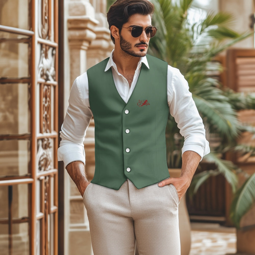 Gilet de costume homme – Col V, sans manches et ajustable Luma Gorria vêtement  Gilet de costume homme Luma Gorria vêtement