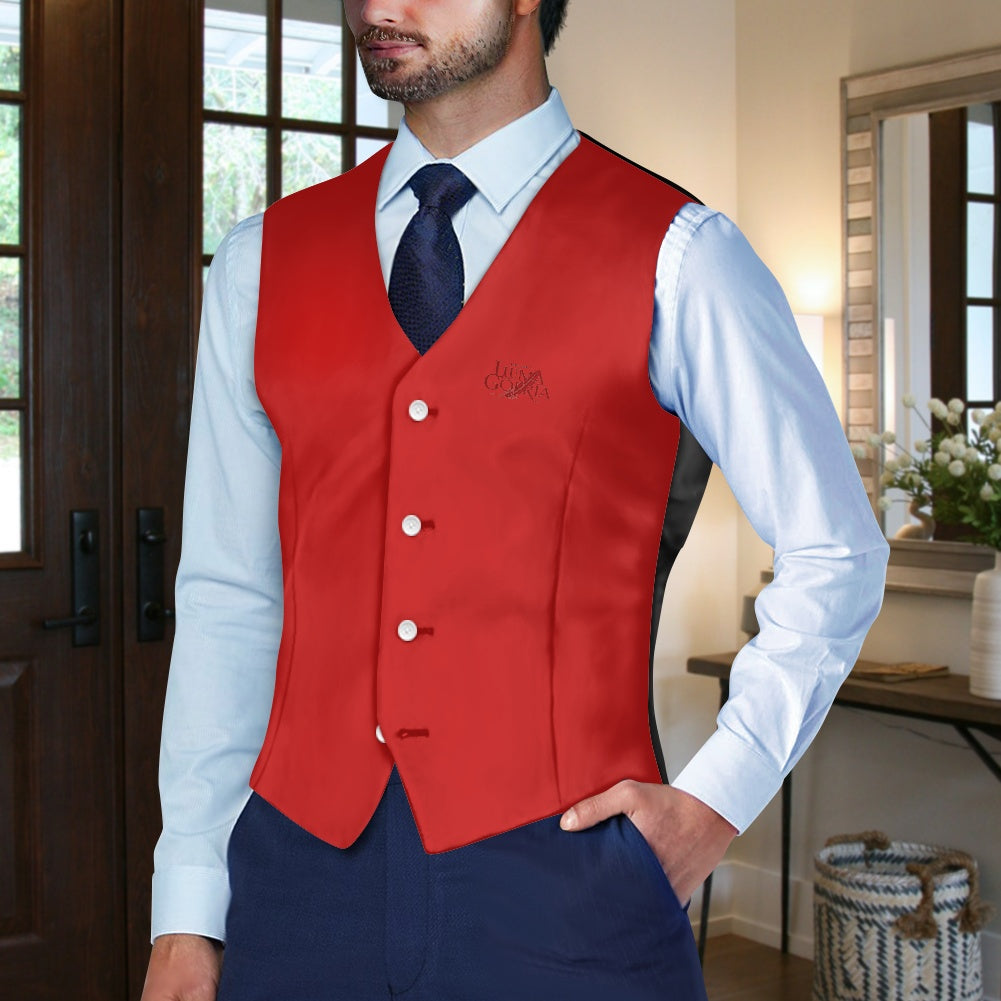 Gilet de costume homme – Col V, sans manches et ajustable Luma Gorria vêtement 53.00 Gilet de costume homme Luma Gorria vêtement