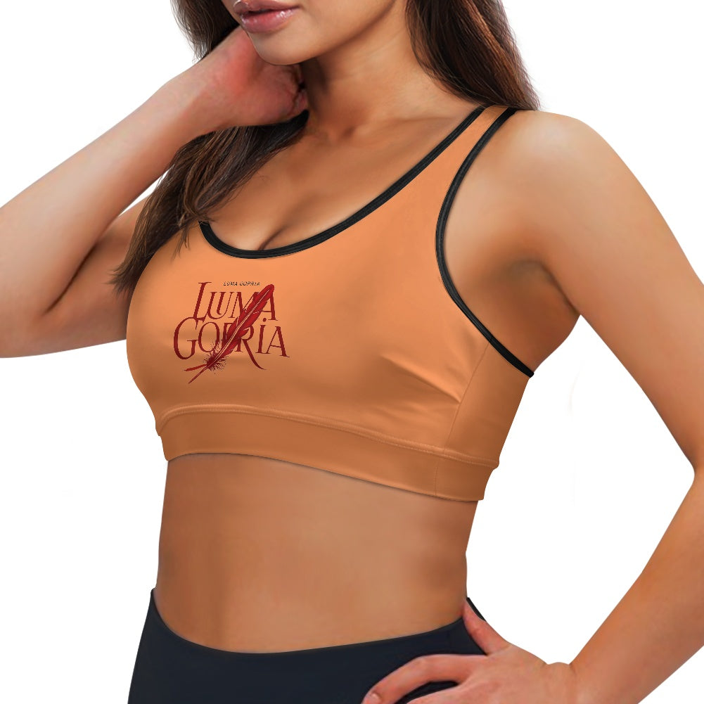 Brassière sport femme – Soutien, confort et poche arrière pratique Luma Gorria vêtement  Brassière sport femme Luma Gorria vêtement
