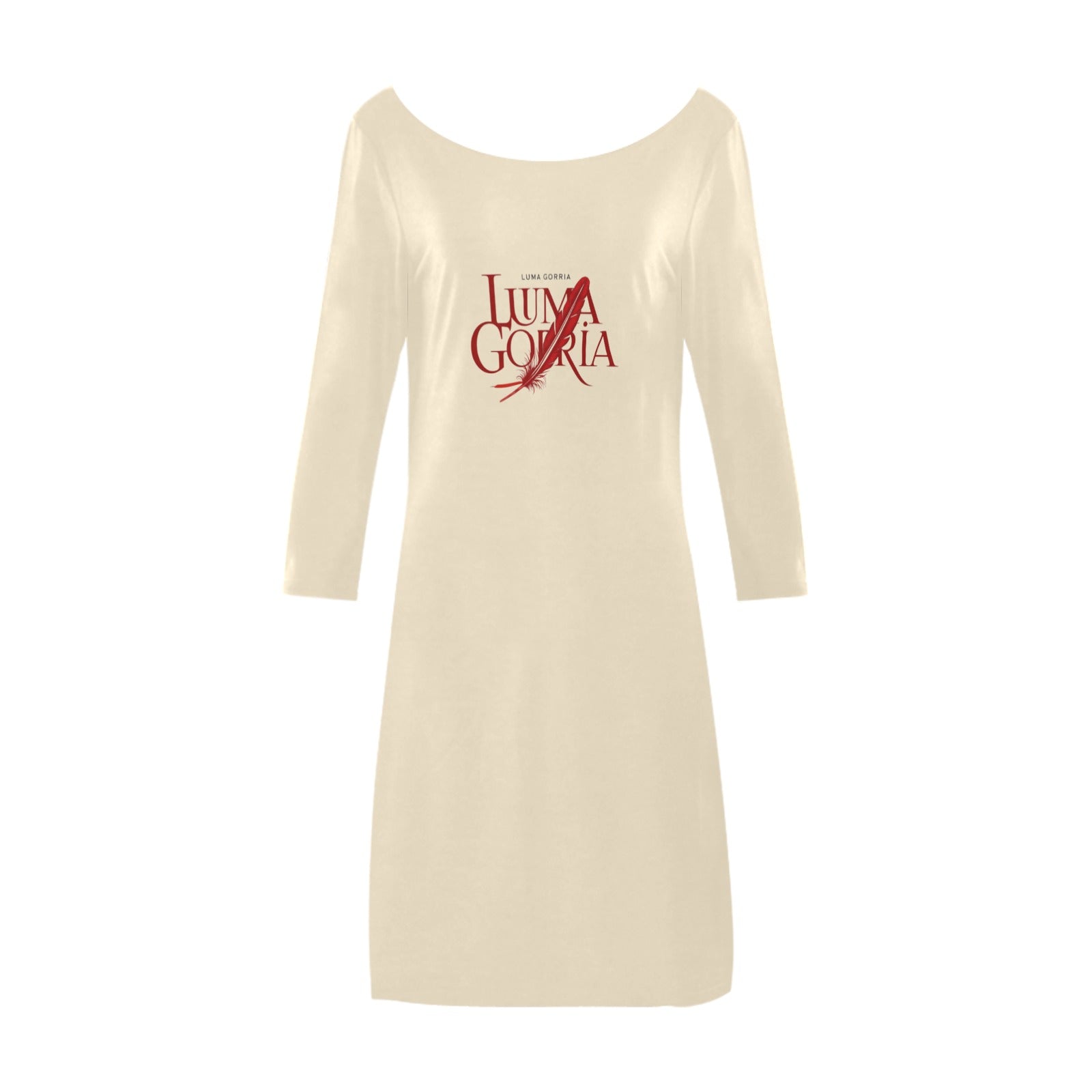 Robe trapèze femme – Col bateau, mi-longue, élégante et fluide