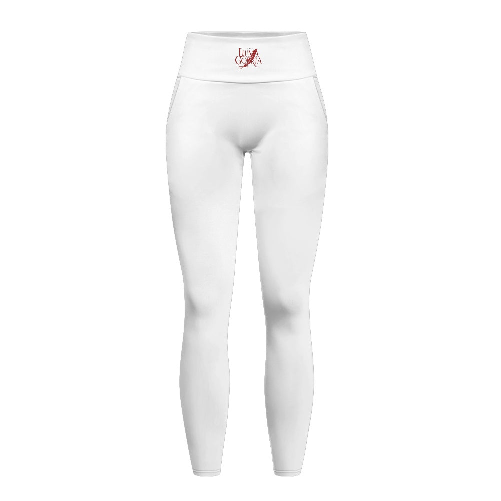 Legging femme – Tissu maillot de bain, respirant avec poches Luma Gorria vêtement  Legging femme avec poches Luma Gorria vêtement