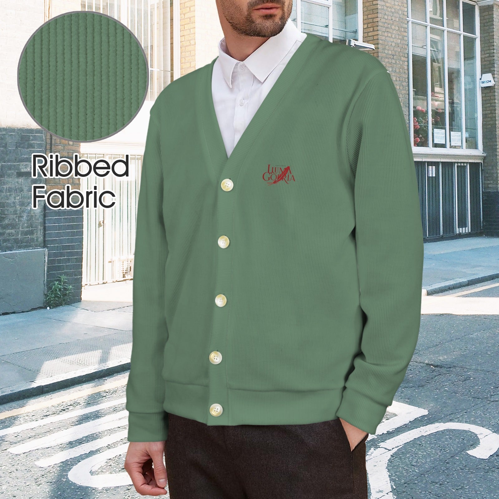 Cardigan homme – Col V, léger et élégant pour toutes occasions